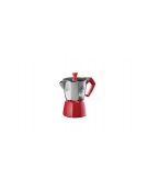  Kávovar PALOMA Colore, 1 šálek, červená 